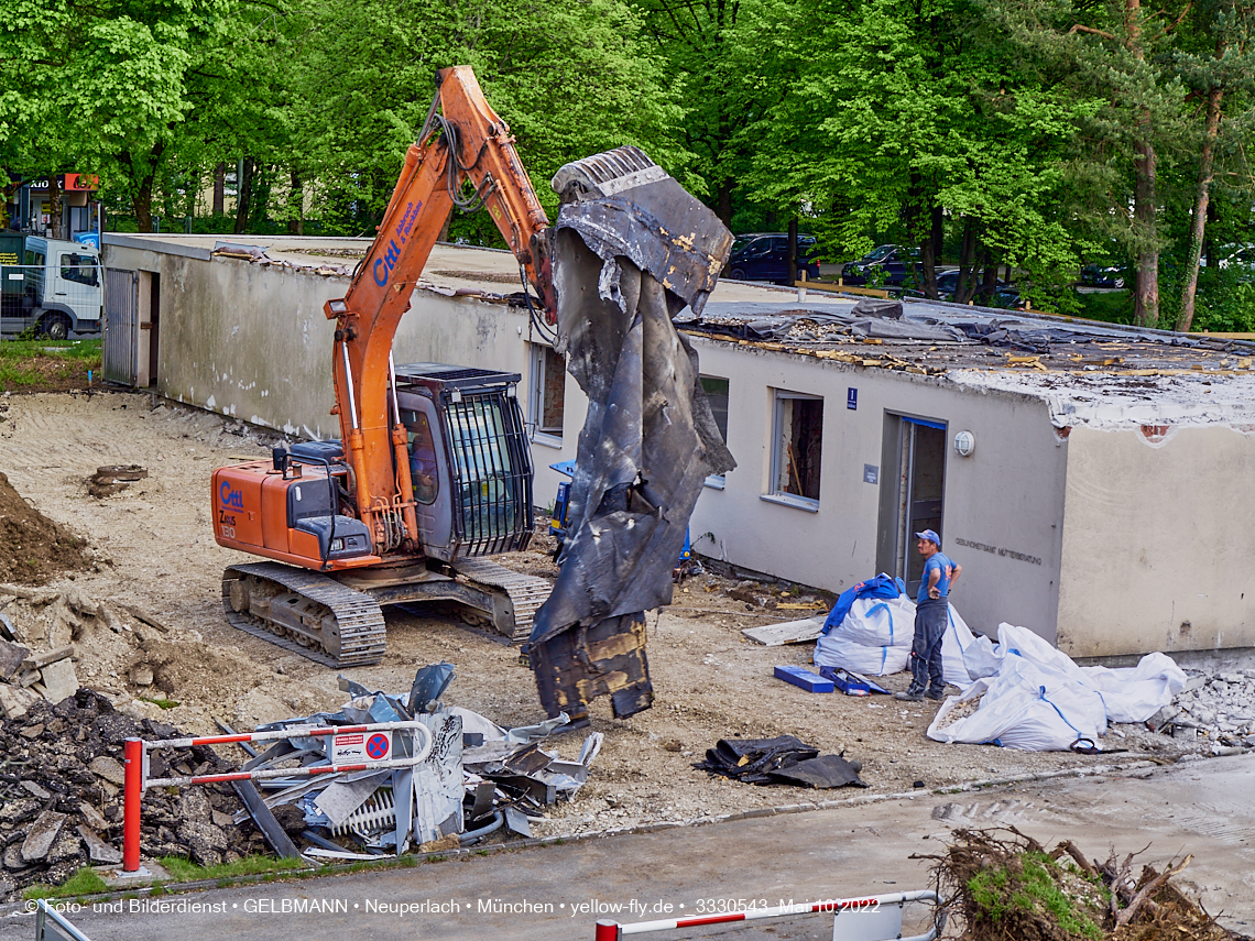 10.05.2022 - Baustelle am Haus für Kinder in Neuperlach